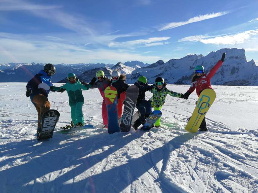 Snowboardkurse für Kinder & Erwachsene